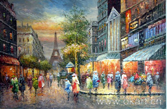 oil painting (Streetscene-002 24"*36)
