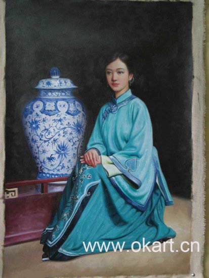Oil painting(Chinese people-004,24"*36")
