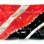 Fused glass serving plate