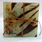 Fused glass tiger coasters