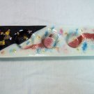 Fused glass candleholder