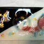 Fused glass candleholder