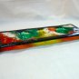 Fused glass candleholders