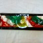 Fused glass candleholders