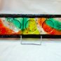 Fused glass candleholders