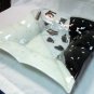 Fused glass serving plate