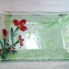 Fused glass plate