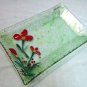 Fused glass plate
