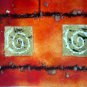 Fused glass plate
