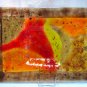 Fused glass plate