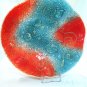 Fused glass bubble bowl
