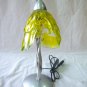 Olive branch fused glass light
