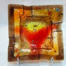 Fused glass ashtray