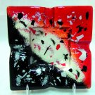 Fused glass ashtray