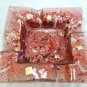 Fused glass metallic dust ashtray
