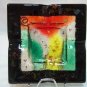 Fused glass ashtray