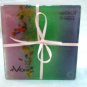 Fused glass coasters