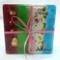 Fused glass coasters