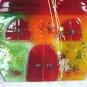 Fused glass house