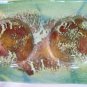 Fused glass candleholder