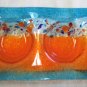 Fused glass candleholder