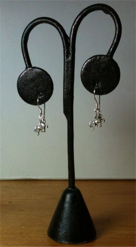 HANDMADE Unicorn Dangle PETITE Earrings SOLID 925 Sterling Silver