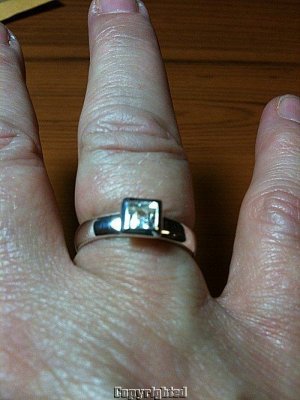 0.45ctw GENUINE White Topaz Ring SOLID 925 Sterling Silver Size 6