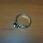 0.45ctw GENUINE White Topaz Ring SOLID 925 Sterling Silver Size 6