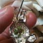 0.85ctw Peridot Combination Pin-Brooch & Pendant Bear Design 925 Sterling Silver