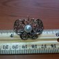 8mm Pearl Butterfly Design Dangle Earrings 925 Sterling Silver