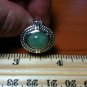NATURAL Mint Green Chalcedony Cabochon Ring 925 Sterling Silver Size 7.5