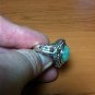 NATURAL Mint Green Chalcedony Cabochon Ring 925 Sterling Silver Size 7.5