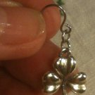 Shamrock Dangle Drop Earrings Handmade Hypoallergenic Stainless Steel Ear Wires