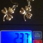 Shamrock Dangle Drop Earrings Handmade Hypoallergenic Stainless Steel Ear Wires