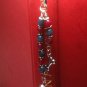 Natural Jade Beads Dog & Bone Charms Dangle - SilverTone Mini Bookmark Handmade