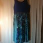 One Work Brand Sleeveless Mid Calf Sun Dress Size 2x 18-20 Stretch Waist