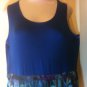 One Work Brand Sleeveless Mid Calf Sun Dress Size 2x 18-20 Stretch Waist