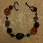 Multi Natural Gemstone Bracelet Length 7.5 inch .925 Sterling Silver