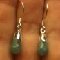 Natural Amazonite Dangle Drop PETITE Earrings .925 Sterling Silver "Handmade"