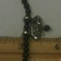 925 Sterling Silver Double Bale Sliding Pendant Natural Onyx Beaded Necklace 18"