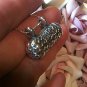 11.30 Grams .925 Silver ORNATELY Designed Sliding Pendant w/Necklace Double Bale