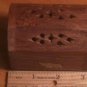 Hinged Box Incense Burner with Incense Cones Rhino Motif Font & Back SHIPS FREE!