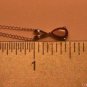 Natural Ruby Solitaire Split Bale Petite Sliding Pendant & Necklace 925 Sterling