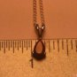 Natural Ruby Solitaire Split Bale Petite Sliding Pendant & Necklace 925 Sterling