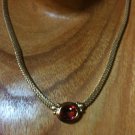 4.50ctw Mystic Topaz Diamond Pendant Necklace YG over .925 Sterling Silver