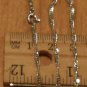 .925 Sterling Silver LARGE Natural Grass Turquoise Pyrite Pendant w/Necklace 20"