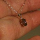 10kt Yellow Gold 0.55ctw Natural Mystic Topaz Pendant Dainty Necklace 18"