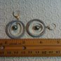 .925 Sterling Nautral Lavender & White MOP Silver FAUX Pearl Lever Back Earrings