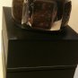 Quartz Marco Max Ladies Brown Cuff Watch NEEDS Replacement Battery