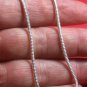 9.10 Grams .925 Sterling Silver Snake Design Necklace Length 18" Width 1mm